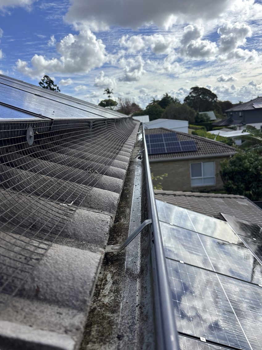 Clean gutter after Dript gutter cleaning in Brisbane